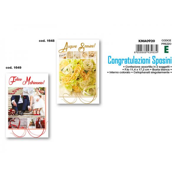 E-KIT12 BIGL.AUGURI MATR.1648-1649