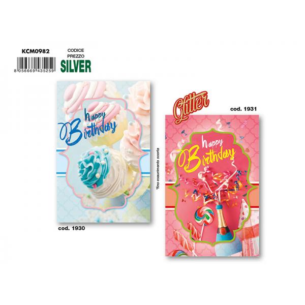 S-KIT12 BIGL.AUGURI COMP.GLITTER1930-1