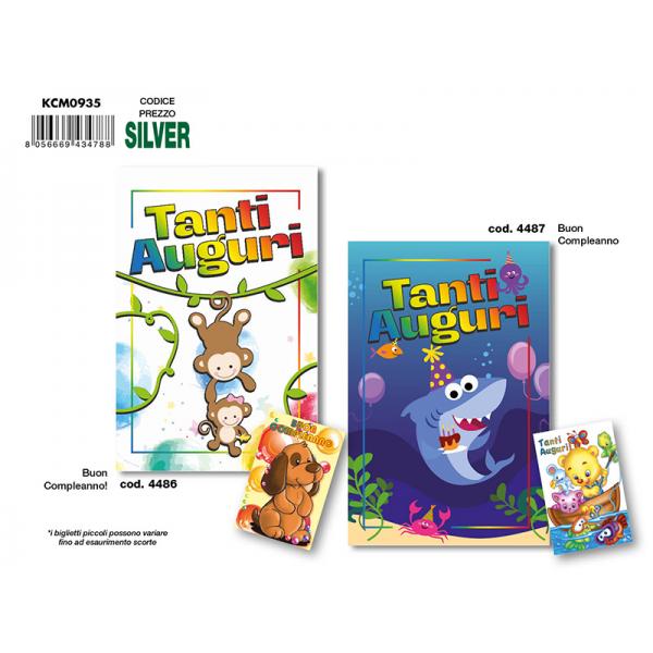 S-KIT12 BIGL.AUGURI COMPL.BAM. 4486-4487