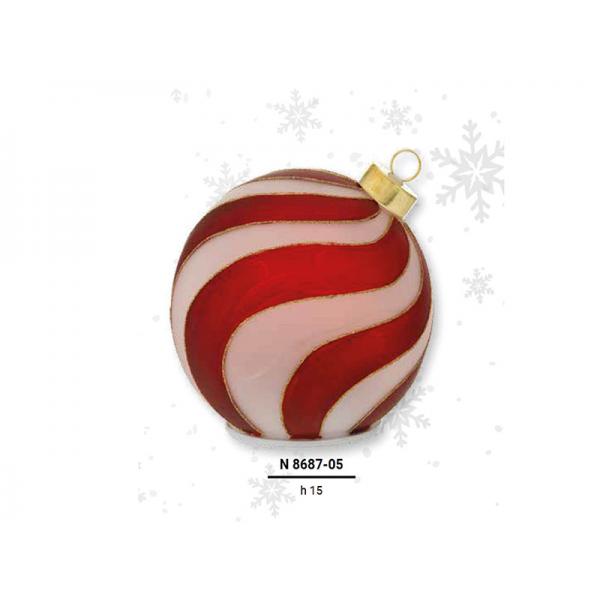 SFERA D. 15 OBLIQUA GIR. LED ROSSA-U25 Disponibile da Ottobre 2025