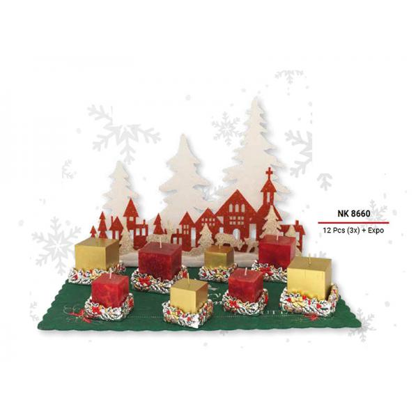 EXPOKIT 3X4 PORTACANDELE ART.N 8660-U25 Disponibile da Ottobre 2025