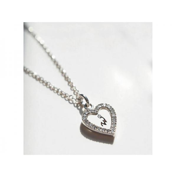 COLLANA CUORE-LETTERA W