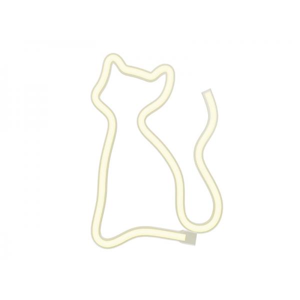 WALL NEON LED LAMP GATTO BAT+USB