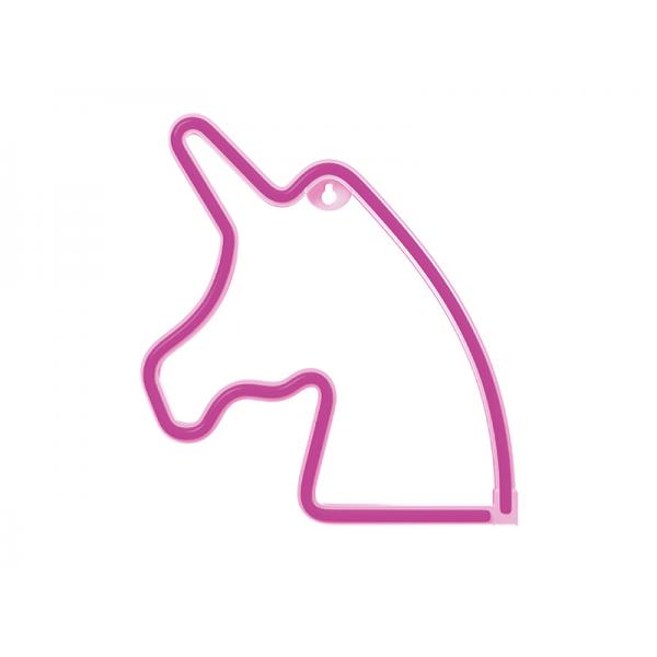 WALL NEON LED LAMP UNICORNO BAT+USB
