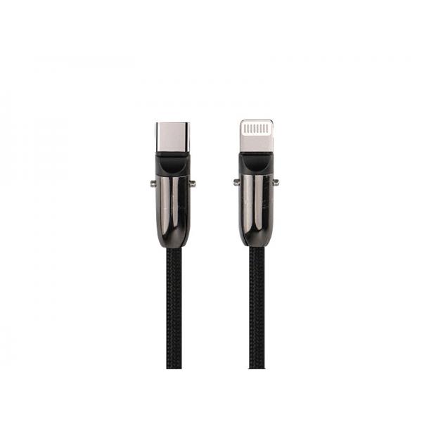HOLD CABLE  TYPEC - LIGTHING BLACK