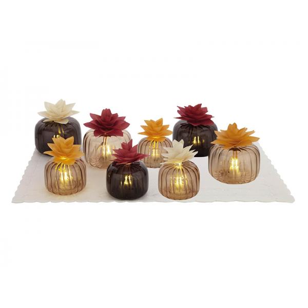 KIT 12 DIFFUSORI PROFUMO  C/LUCE