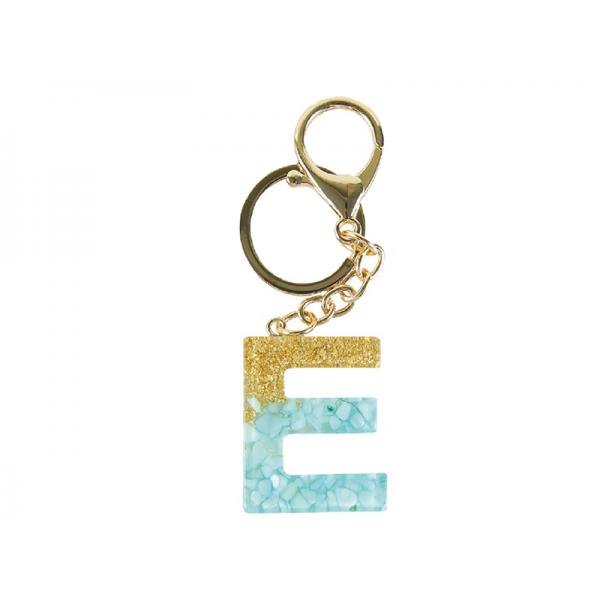 PORTACHIAVI RESINA LETTERA E