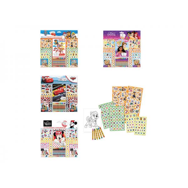 KIT16 COLOR+STICKER SET ASS-XX