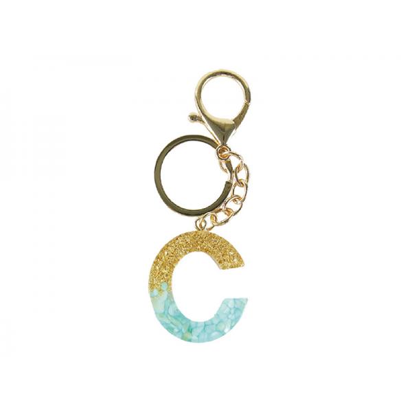 PORTACHIAVI RESINA LETTERA C