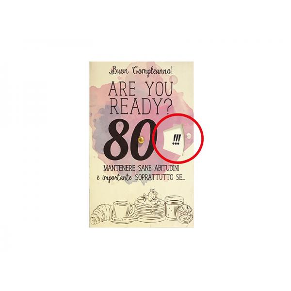 BIGLIETTO SAE 80 ANNI