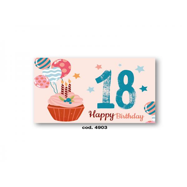 B-BIGL.AUGURI COMPLEANNO 18 ANNI
