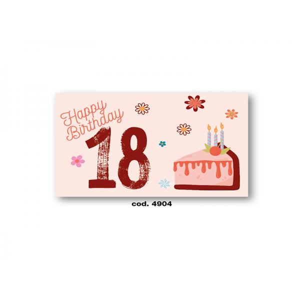 B-BIGL.AUGURI COMPLEANNO 18 ANNI