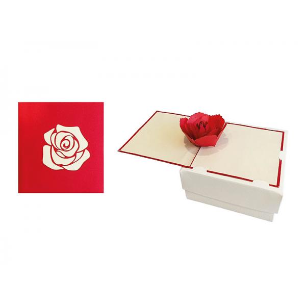 POPBOX C/BIGL.AUGURI ORIG.11X11 ROSA