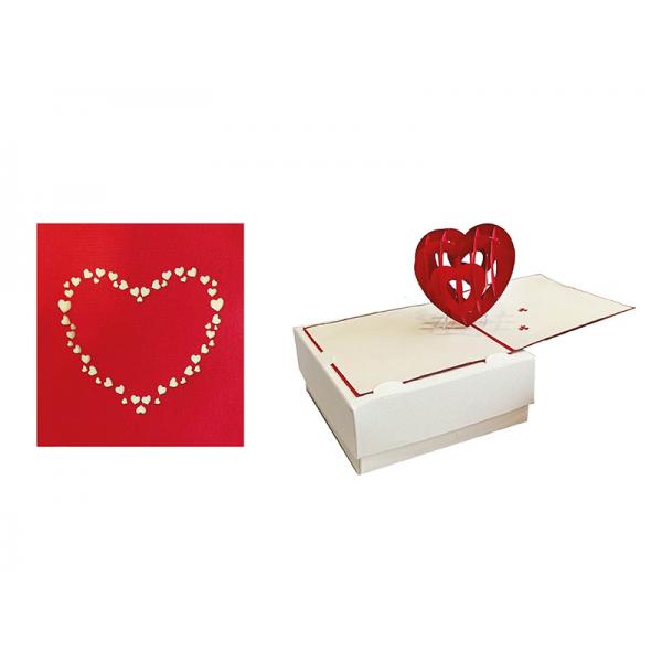 POPBOX C/BIGL.AUGURI ORIG.11X11 CUORE