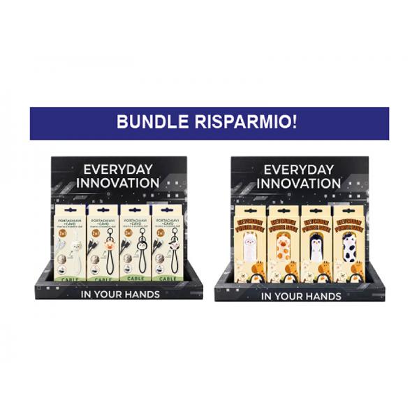 BUNDLE 10 PBANK+15CAVI PCH.ANIMAL.C/EXPO DISPONIBILE DAL 15 NOCEMRE -COMPOSTO DA: