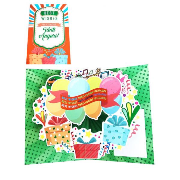 ES.BIGL.AUGURI  POPUP TANTI AUGURI ARANC